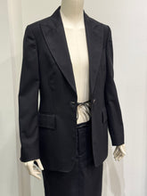 Load image into Gallery viewer, A/W2002 Gucci by Tom Ford blazer and skirt set with leather cord
