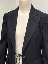 Load image into Gallery viewer, A/W2002 Gucci by Tom Ford blazer and skirt set with leather cord
