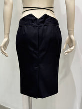 Load image into Gallery viewer, A/W2002 Gucci by Tom Ford blazer and skirt set with leather cord
