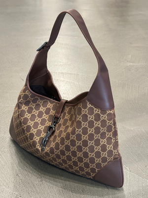 2000s Gucci GG monogram Jackie bag