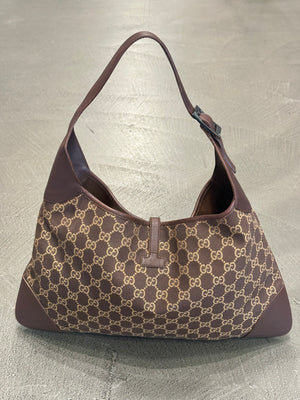 2000s Gucci GG monogram Jackie bag