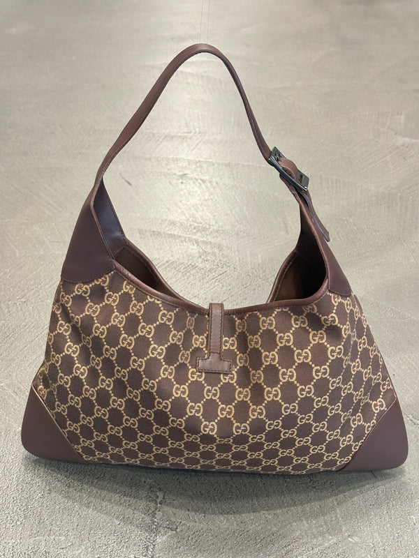 2000s Gucci GG monogram Jackie bag