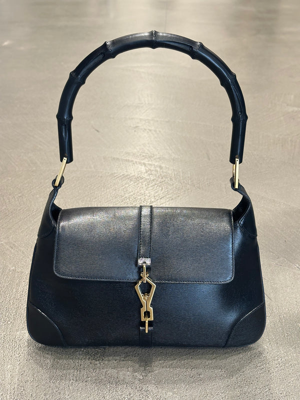 1990s Gucci by Tom Ford Jackie bag with bamboo handle