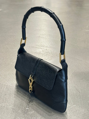 1990s Gucci by Tom Ford Jackie bag with bamboo handle