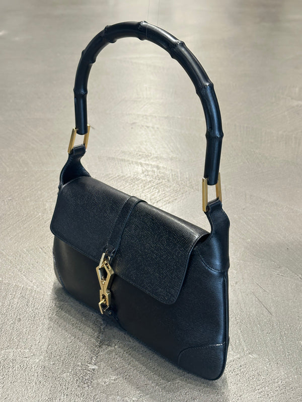 1990s Gucci by Tom Ford Jackie bag with bamboo handle