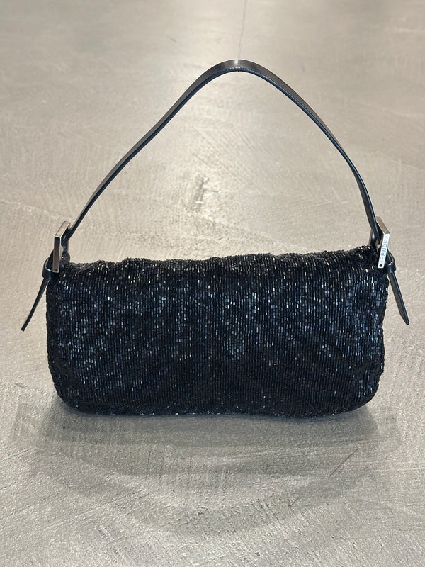 F/W 2000 Fendi limited edition embossed hand-beaded Baguette bag