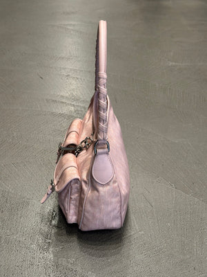 2000s Christian Dior by John Galliano Oblique Monogram shoulder bag