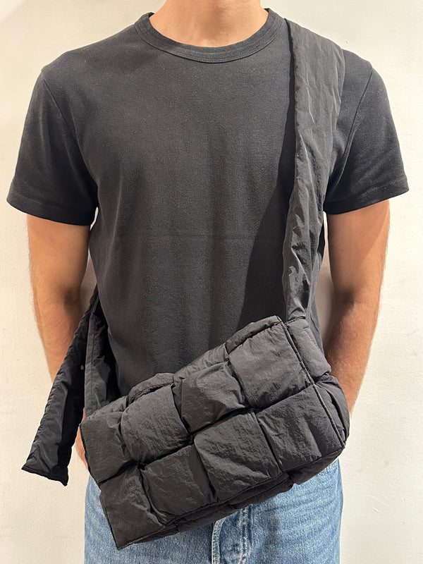 2010s Bottega Veneta padded nylon Cassette bag