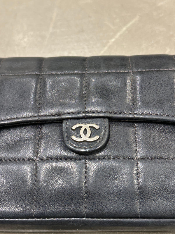 2000-2002 Chanel leather Chocolate bar mini bag