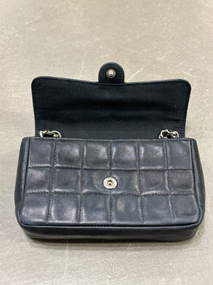 2000-2002 Chanel leather Chocolate bar mini bag