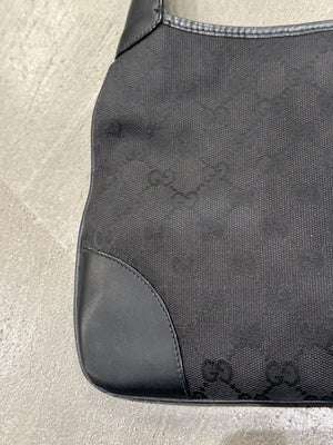 1990s Gucci Jackie GG canvas shoulder bag