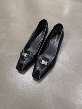 Load image into Gallery viewer, 1990s Prada sabot heels with buckle
