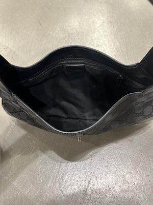 1990s Gucci Jackie GG canvas shoulder bag