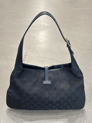 1990s Gucci Jackie GG canvas shoulder bag