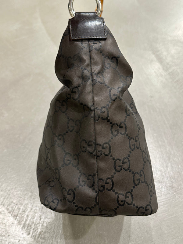 1990s Gucci hobo bag with bamboo handle