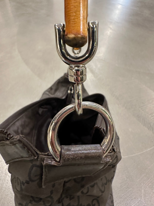 1990s Gucci hobo bag with bamboo handle