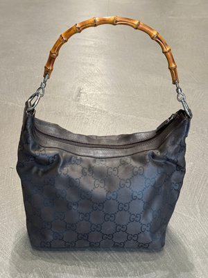 1990s Gucci hobo bag with bamboo handle