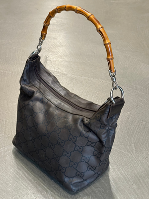 1990s Gucci hobo bag with bamboo handle