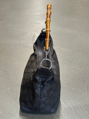1990s Gucci hobo bag with bamboo handle