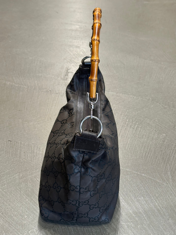 1990s Gucci hobo bag with bamboo handle