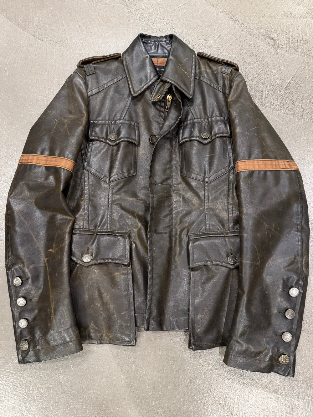 S/S2003 Dsquared2 civil war runway coated military jacket