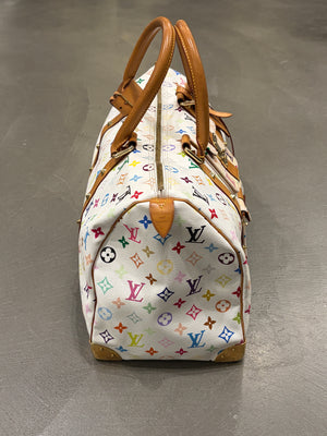 2003 Louis Vuitton X Takashi Murakami multicolor monogram Keepall 45