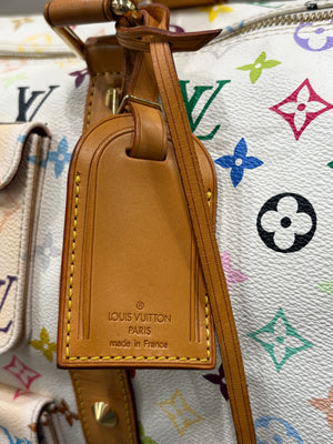 2003 Louis Vuitton X Takashi Murakami multicolor monogram Keepall 45