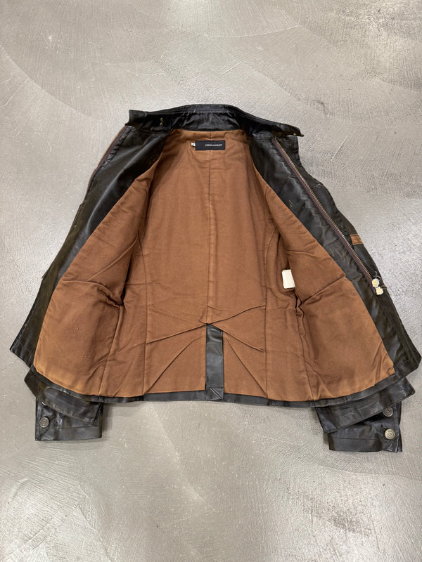 S/S2003 Dsquared2 civil war runway coated military jacket