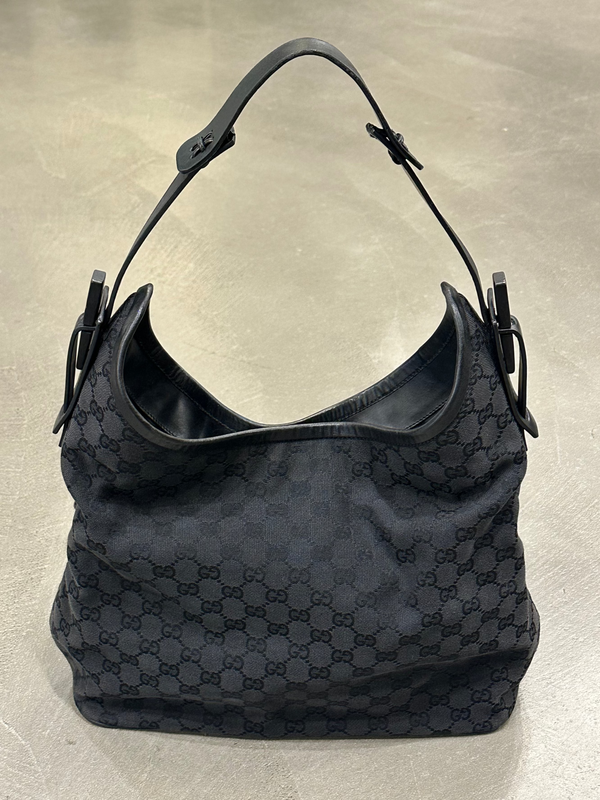 1990s Gucci by Tom Ford GG Monogram hobo bag