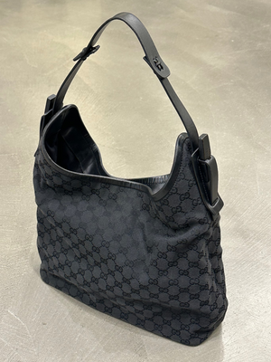 1990s Gucci by Tom Ford GG Monogram hobo bag