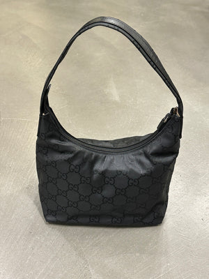 2000s Gucci GG Monogram nylon hobo bag
