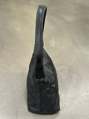 2000s Gucci GG Monogram nylon hobo bag