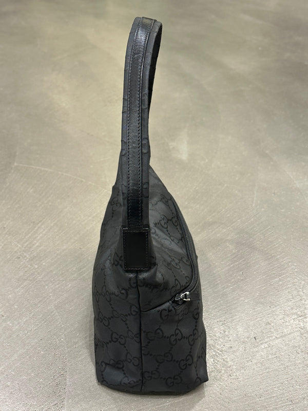 2000s Gucci GG Monogram nylon hobo bag