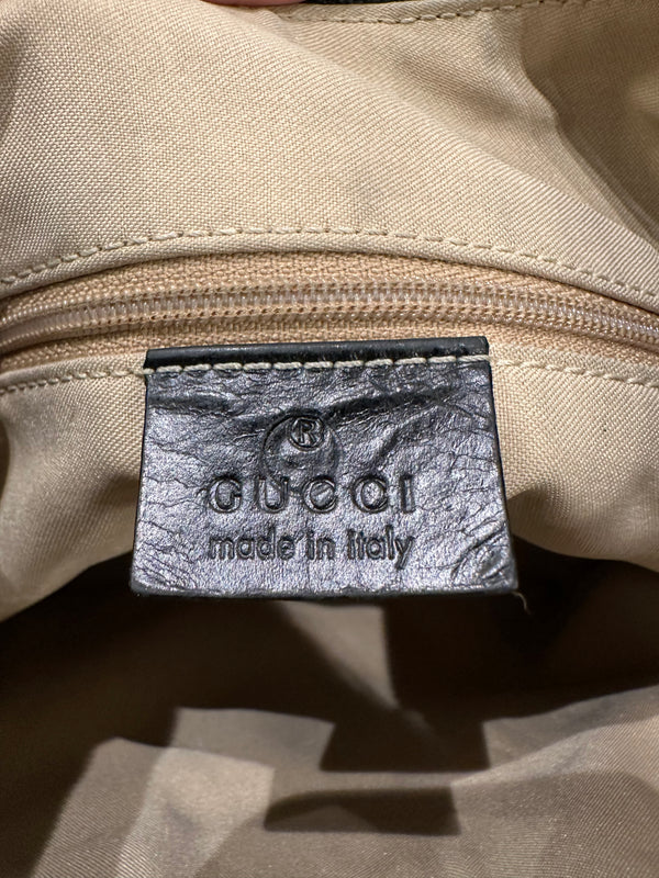 2000s Gucci GG Monogram nylon hobo bag