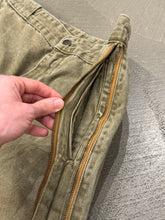 Load image into Gallery viewer, 1980s Armani padded knee moto pants with hidden side-zip pockets
