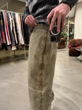 Load image into Gallery viewer, 1980s Armani padded knee moto pants with hidden side-zip pockets
