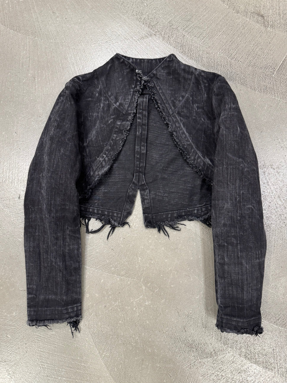 Yohji Yamamoto crop top denim jacket