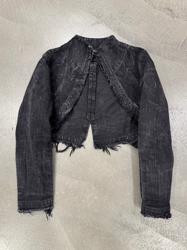 Yohji Yamamoto crop top denim jacket