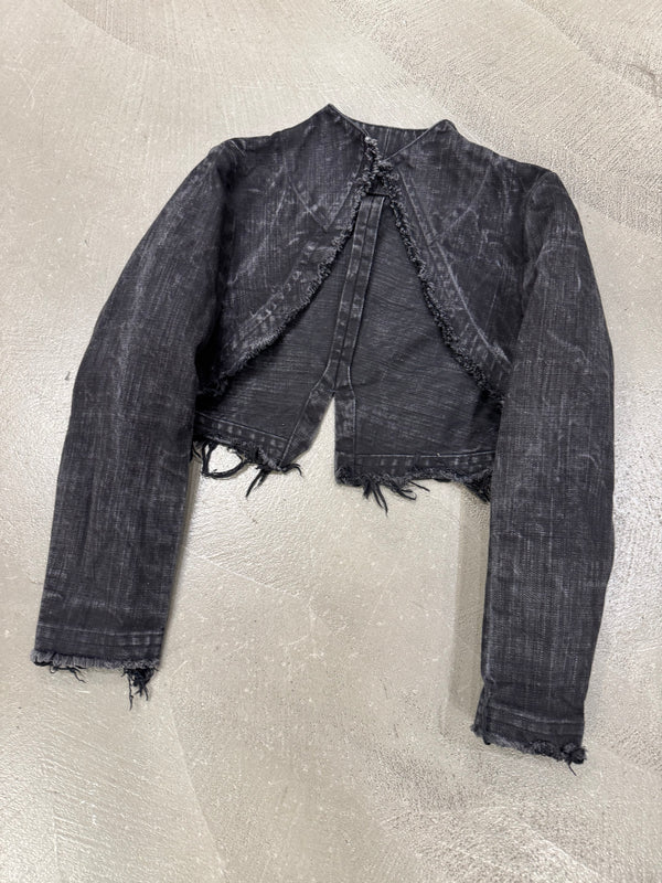 Yohji Yamamoto crop top denim jacket