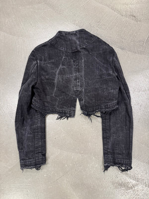Yohji Yamamoto crop top denim jacket
