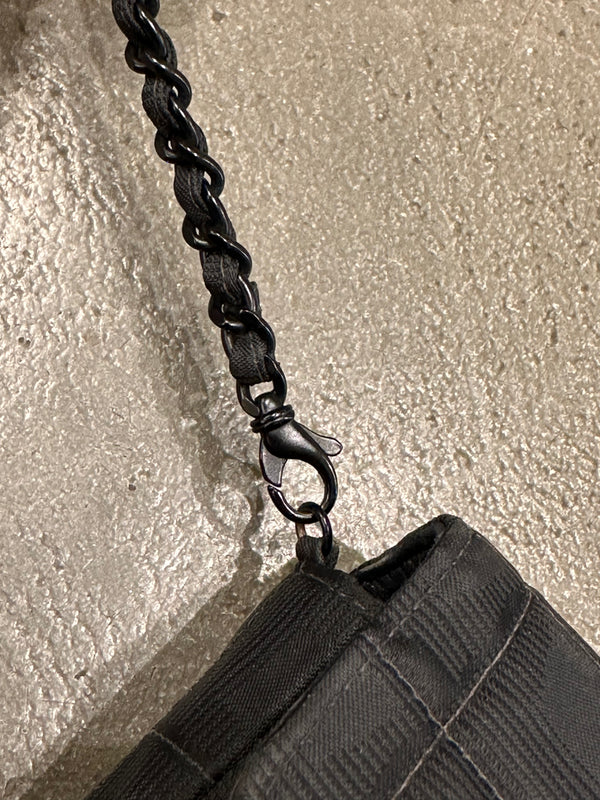 2001 Chanel Chocolate Bar travel line shoulder bag