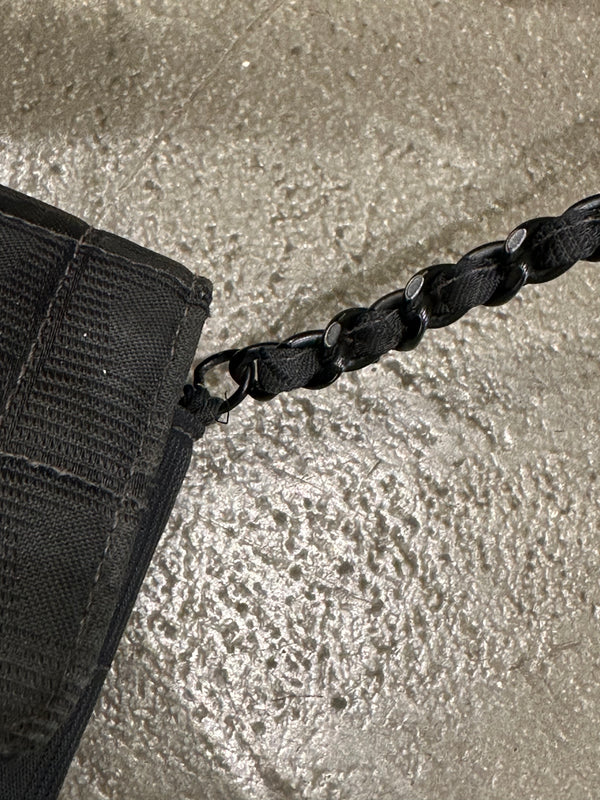 2001 Chanel Chocolate Bar travel line shoulder bag