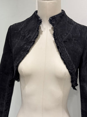Yohji Yamamoto crop top denim jacket