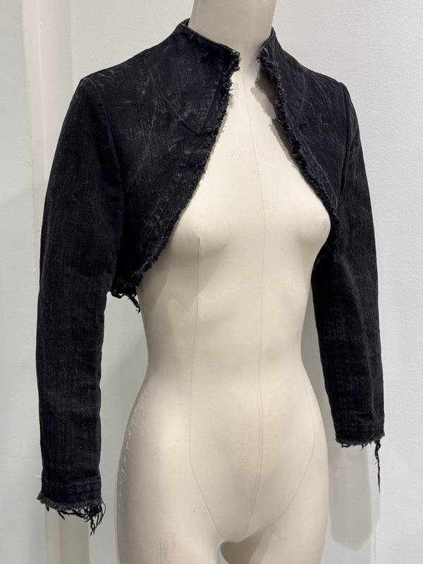Yohji Yamamoto crop top denim jacket