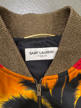Load image into Gallery viewer, 2016 Saint Laurent by Hedi Slimane sunset palm tree bomber jacket
