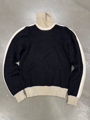 2000s Prada two tone wool knit