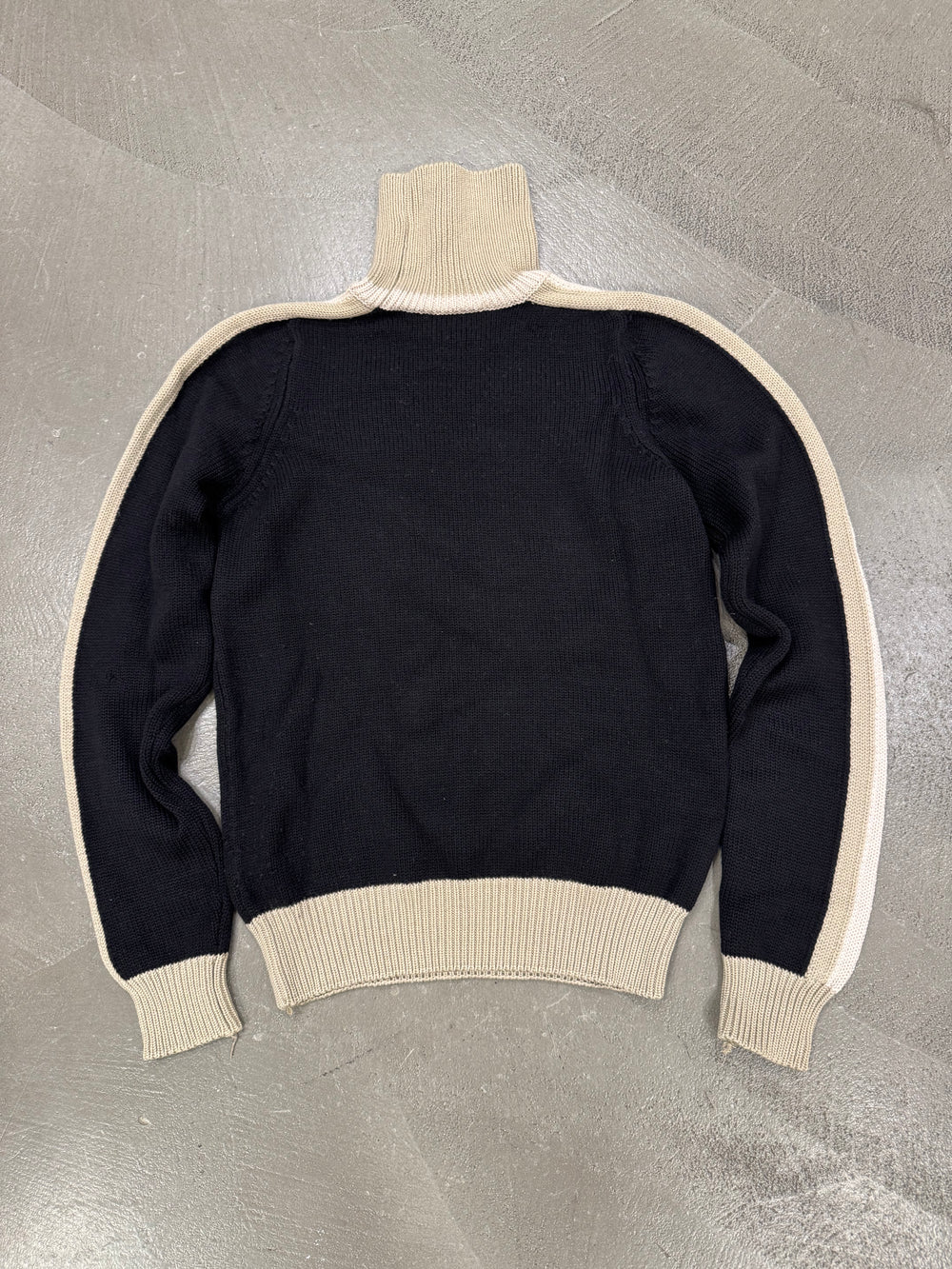 2000s Prada two tone wool knit