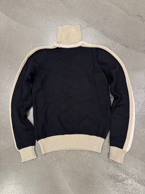 2000s Prada two tone wool knit