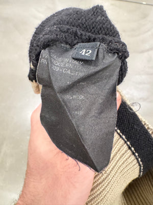 2000s Prada two tone wool knit