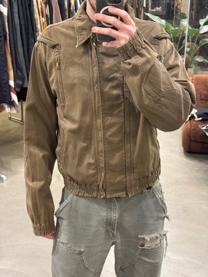 F/W 2003 Dolce & Gabbana Military aviatore double zip Jacket